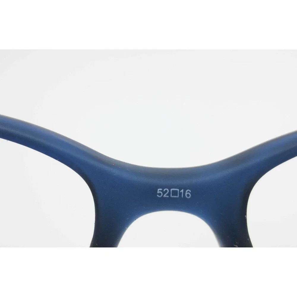 Eddie Bauer EB32216 NV Navy Blue White Rectangle Eyeglasses Frames 52-16-135